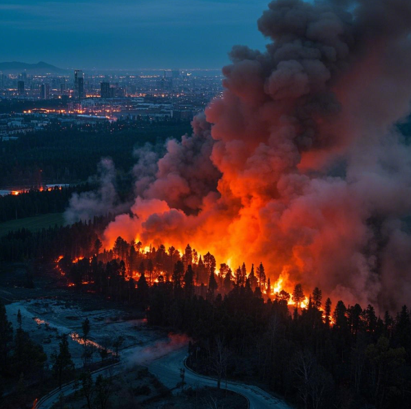 Air quality ‘off the charts’ as fires rage in US, sounding health alarms