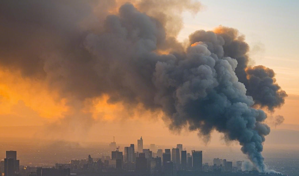 Air Pollution Following California Fires