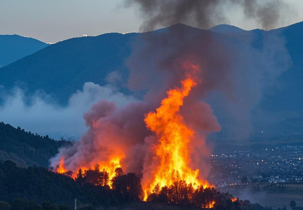 Mountain fire in Japan’s Iwate Prefecture may cause environmental problems