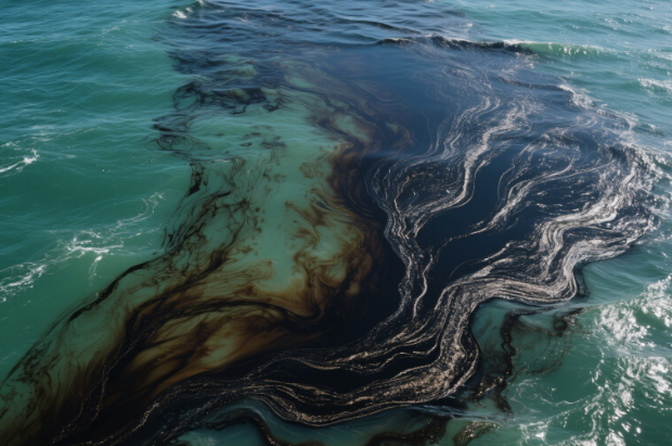 Suspected Oil Spill in the South China Sea by the Philippines