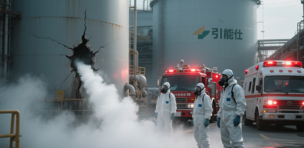 Gas leak at Japan’s Cineros refinery