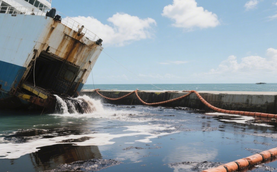 South Pacific: Fiji ro-ro ship sinking causes diesel spill