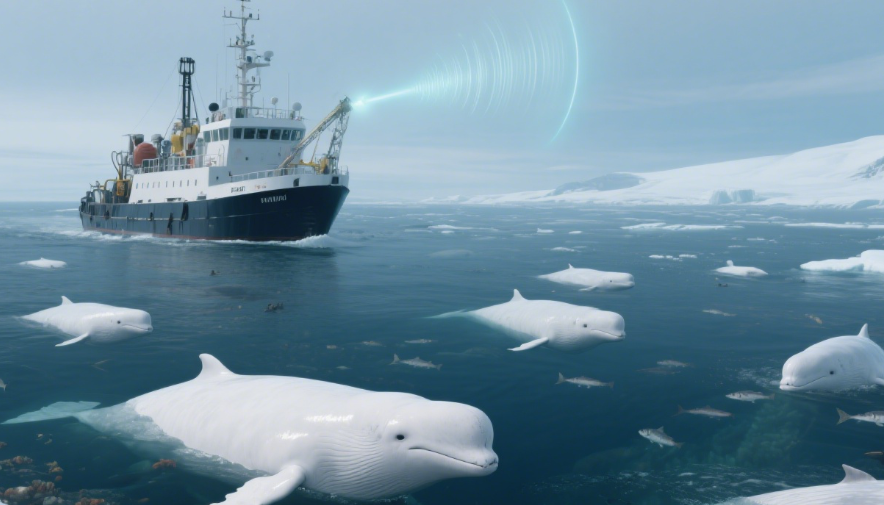 Arctic Beluga Whales Face Double Survival Pressure