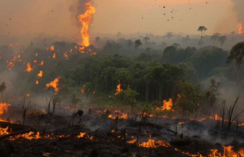 Ecological Tipping Point Alert in High Temperature and Drought
