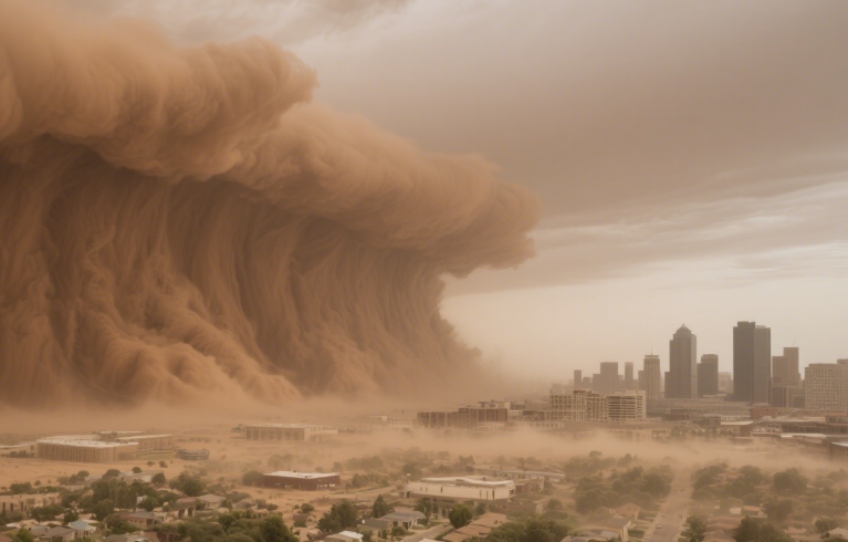 Dust Storms Hit North American Cities