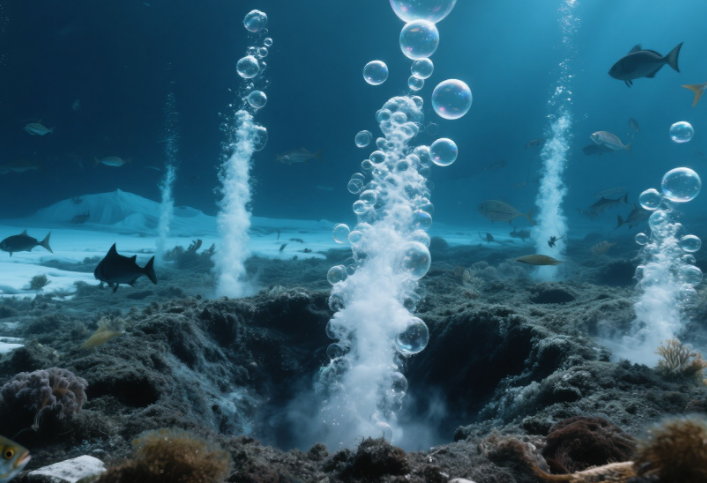 Methane Leaks Accelerate Release from Antarctic Seafloor