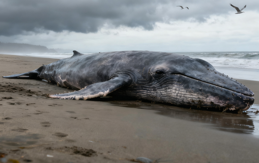 Young Humpback Whale Found Dead on Oregon Coast