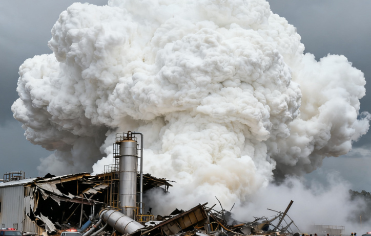 Explosion at Mississippi Chemical Plant Triggers Toxic Ammonia Leak