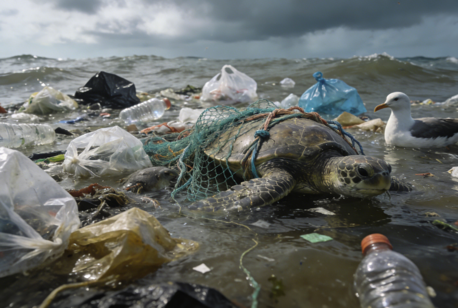 Marine Plastic: The Global “White Plague”