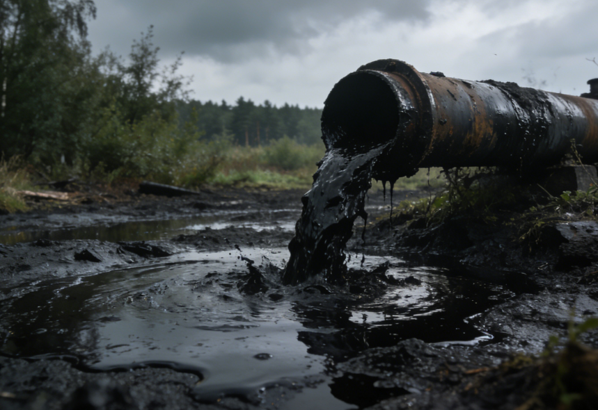Oil Pipeline Leak in Brandenburg, Germany