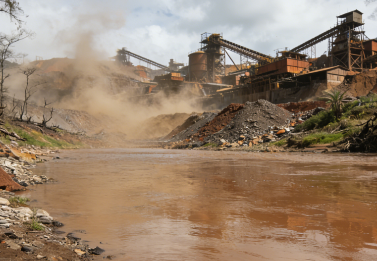Colombian Copper Mine Pollutes Rivers and Destroys Local Ecosystem