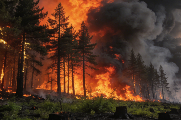 Forest Fires in Central-Southern Chile