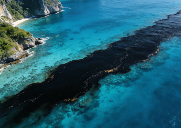 Oil Spill Occurs After Cargo Ship Sinks Off Phuket, Thailand
