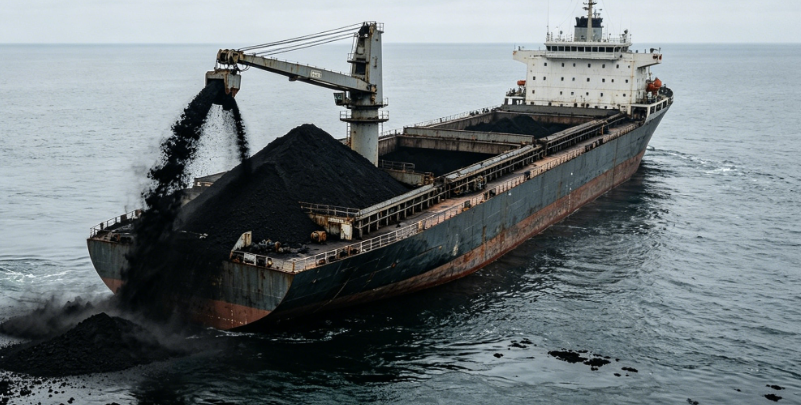 Cargo Ship Illegally Dumps Coal Ash in the Baltic Sea