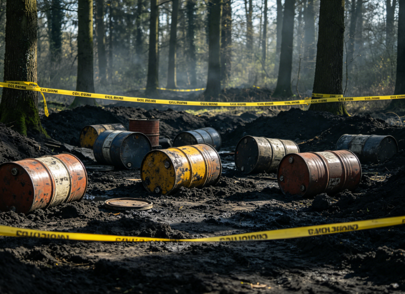 Illegal Dumping of Chemical Waste in the Flemish Region of Belgium