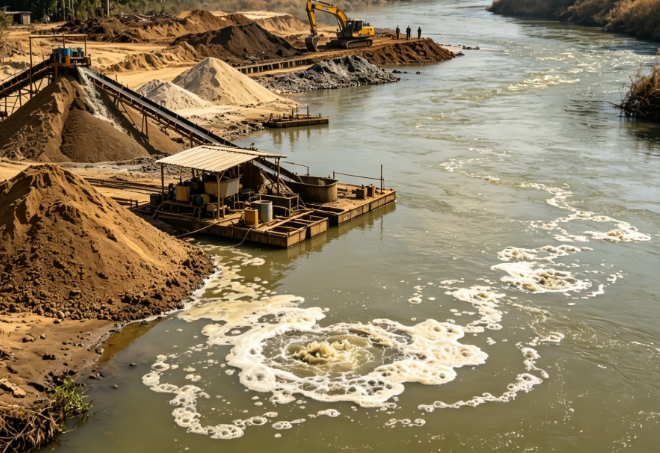 Mercury Pollution Crisis from Illegal Gold Mining in the Brazilian Amazon