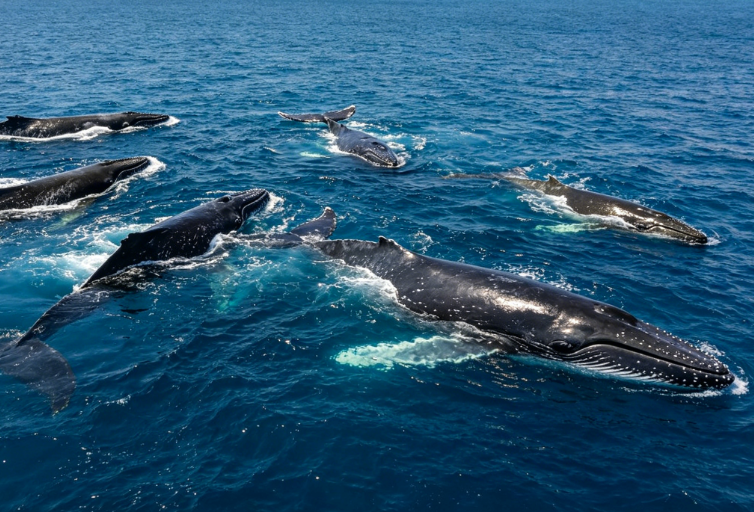 War Noise Threatens Arabian Humpback Whales