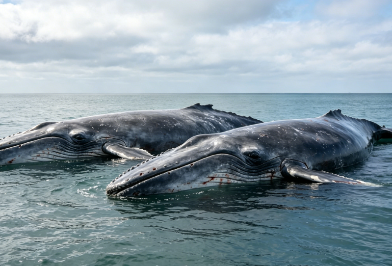 Gray Whales in San Francisco Bay Struck by Cargo Ship