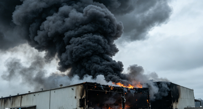 Fire at Tennessee Plastic Recycling Plant Causes Toxic Black Smoke to Spread