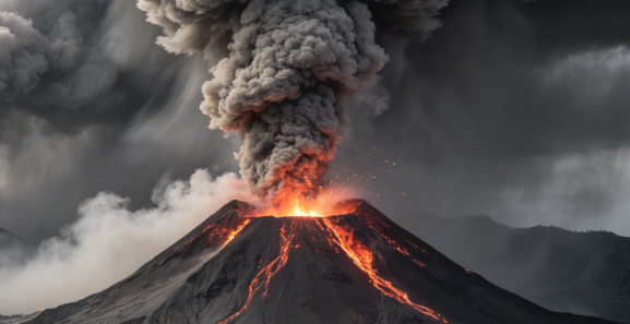 Two Volcanoes in Indonesia Erupt, Releasing Large Amounts of Volcanic Ash and Toxic Gases