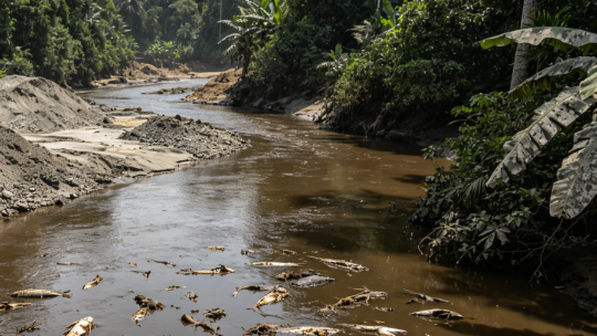 Tin Mine Discharges in Brazil’s Amazonas State Cause Mass Die-off of Aquatic Life in Indigenous Waters