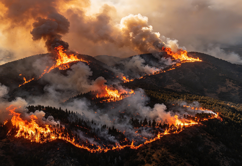 Wildfires Spread Extensively in Colorado, U.S.