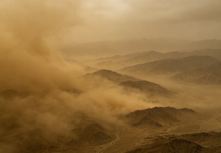 Sandstorms Sweep Across Tajikistan