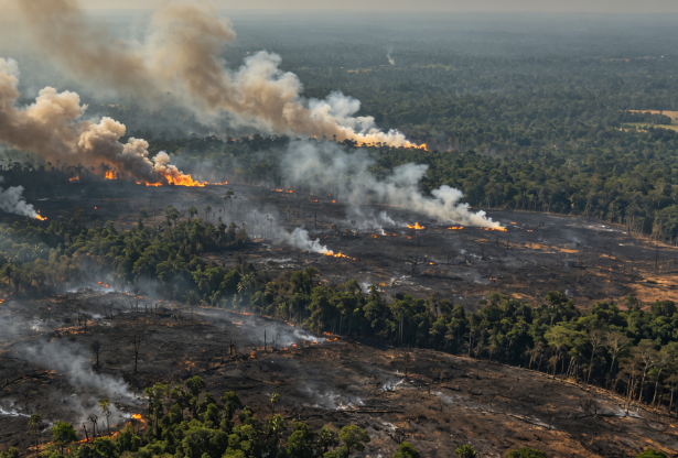 Wildfires Surge During the Amazon’s Dry Season