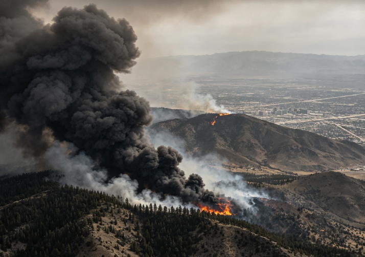 Major Wildfire Erupts in Reno, Nevada