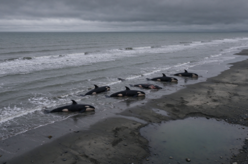 Six Orcas Stranded and Killed on New Zealand’s South Island; Endangered Pod Suffers Severe Setback