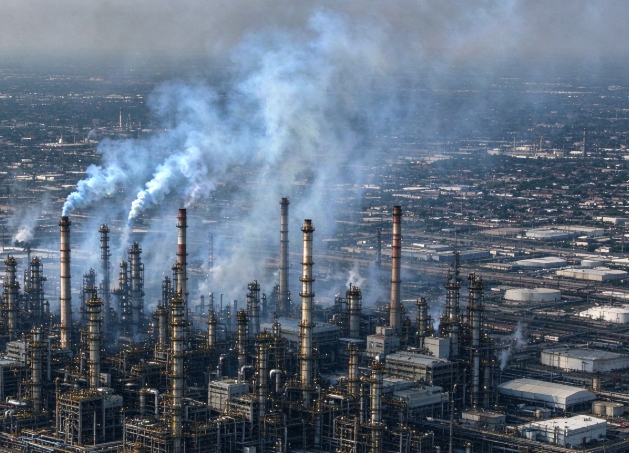 Emissions Exceed Limits at Refineries South of Houston